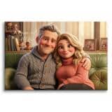 Prezent na 40 Rocznicę Ślubu – Bajkowy Obraz z Własnego Zdjęcia | Rubinowe Gody, Jubileusz 82459-40 - miniaturka 3