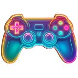 Dekoracja do pokoju chłopca, nastolatka - Neonowy Pad, Kontroler | Obraz gamingowy na ścianę HDF66755 - miniaturka 5