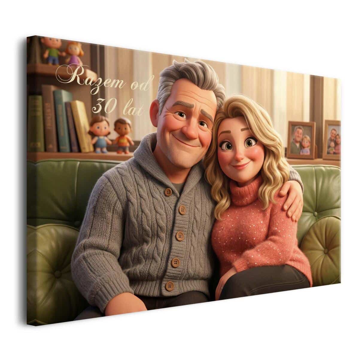 Obraz z Własnego Zdjęcia na 30 Rocznicę Ślubu | Prezent na Perłowe Gody 82459-30 - zdjęcie 2