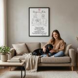 Prezent na Złote Gody - Portret Pary ze zdjęcia | Pamiątka na 50 Rocznicę Ślubu, Jubielusz 82464 - miniaturka 5