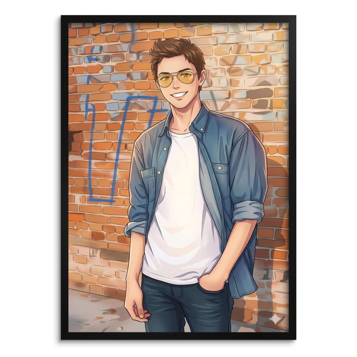 Plakat z Twojego Zdjęcia - Styl Anime | Portret Manga na Ścianę 82465 - zdjęcie 8