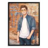 Plakat z Twojego Zdjęcia - Styl Anime | Portret Manga na Ścianę 82465 - miniaturka 8