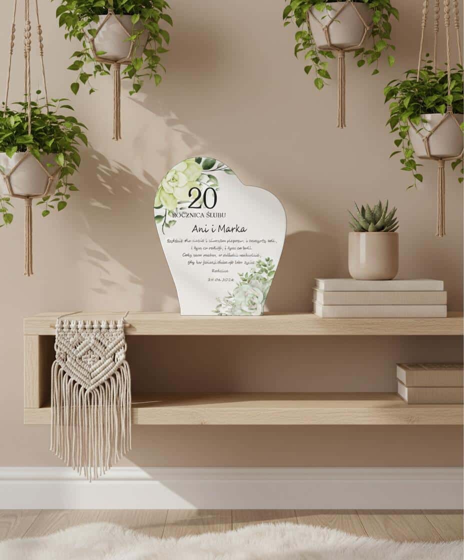 Pamiątka, Statuetka z życzeniami na Rocznicę Ślubu, Jubileusz 82385 - zdjęcie 5