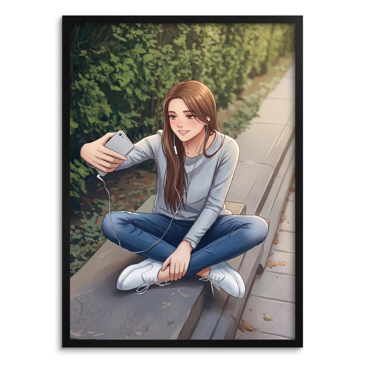 Plakat z Twojego Zdjęcia - Styl Anime | Portret Manga na Ścianę 82465 - zdjęcie 7