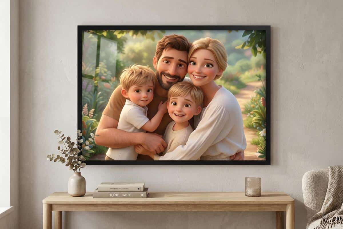 Plakat z własnego zdjęcia- Portret w stylu bajki, animacji 82457 - zdjęcie 5