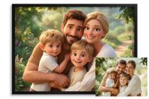 Plakat z własnego zdjęcia- Portret w stylu bajki, animacji 82457 - miniaturka 2