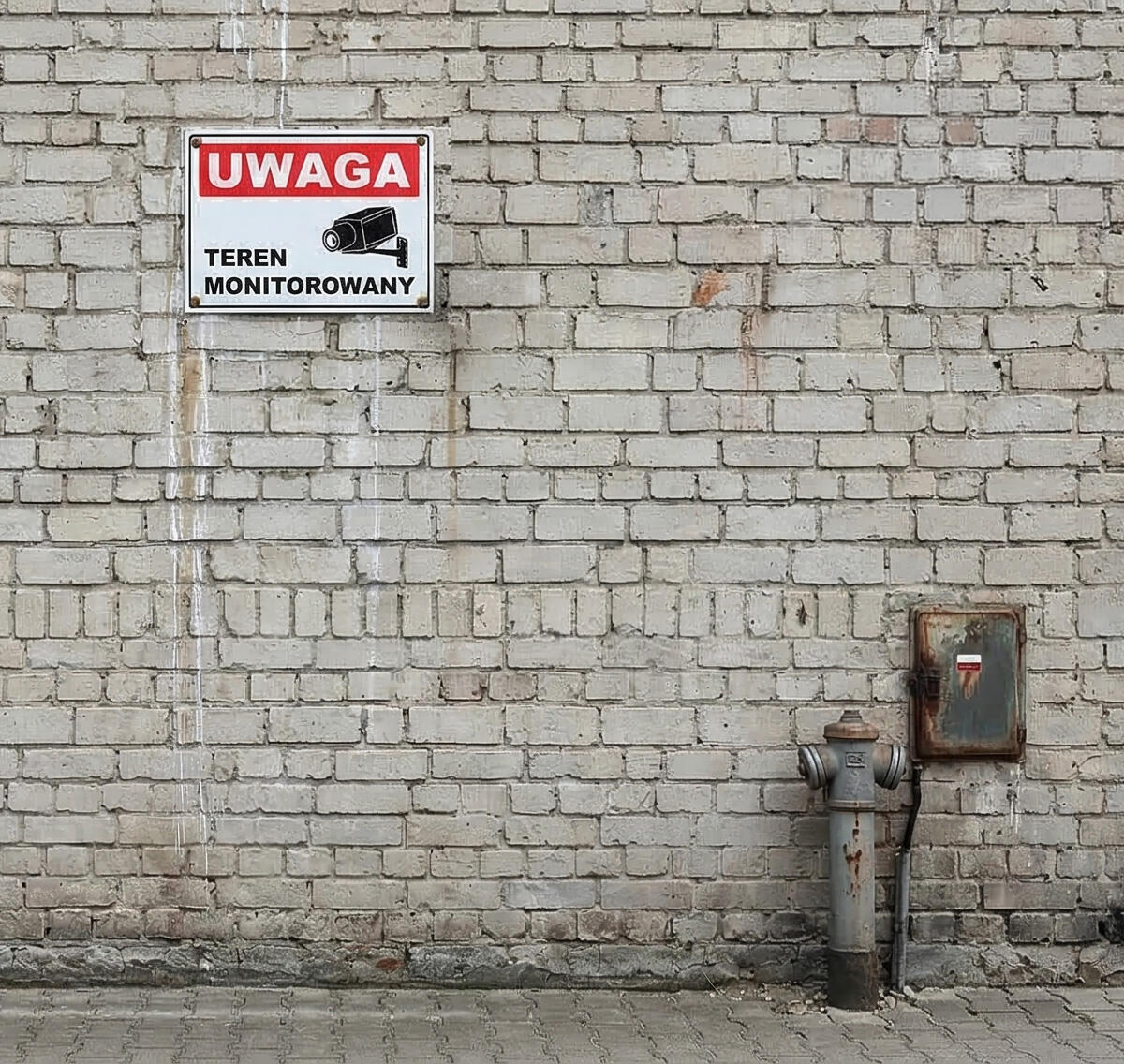 Tabliczka ostrzegawcza- UWAGA! Teren Monitorowany 82406 - zdjęcie 6