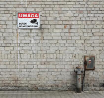 Tabliczka ostrzegawcza- UWAGA! Teren Monitorowany 82406 - miniaturka 6