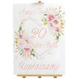 Tablica Powitalna na Rocznicę Ślubu | Plakat na przywitanie gości 82389 - miniaturka 1