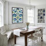 Plakat do kuchni, jadalni – Błękitny Folk Art | Grafika etno, Współczesna sztuka ludowa 82432 - miniaturka 3