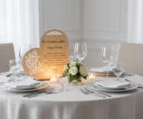 Drewniana Lampka LED z grawerem- Prezent na Rocznicę Ślubu 82386 - miniaturka 2