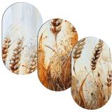 Tryptyk do salonu- Złote Kłosy Zboża | Obrazy w stylu rustykalnym, boho 42242 - miniaturka 1