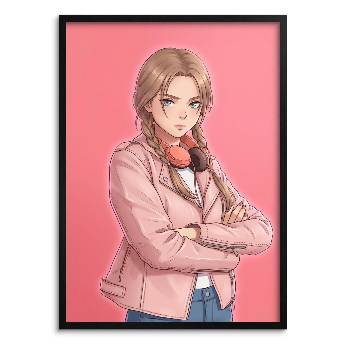 Plakat z Twojego Zdjęcia - Styl Anime | Portret Manga na Ścianę 82465 - zdjęcie 9