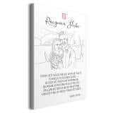 Oryginalny Prezent na 10 Rocznicę Ślubu- Portret w stylu Line Art | Obraz ze zdjęcia 82462-10 - miniaturka 3