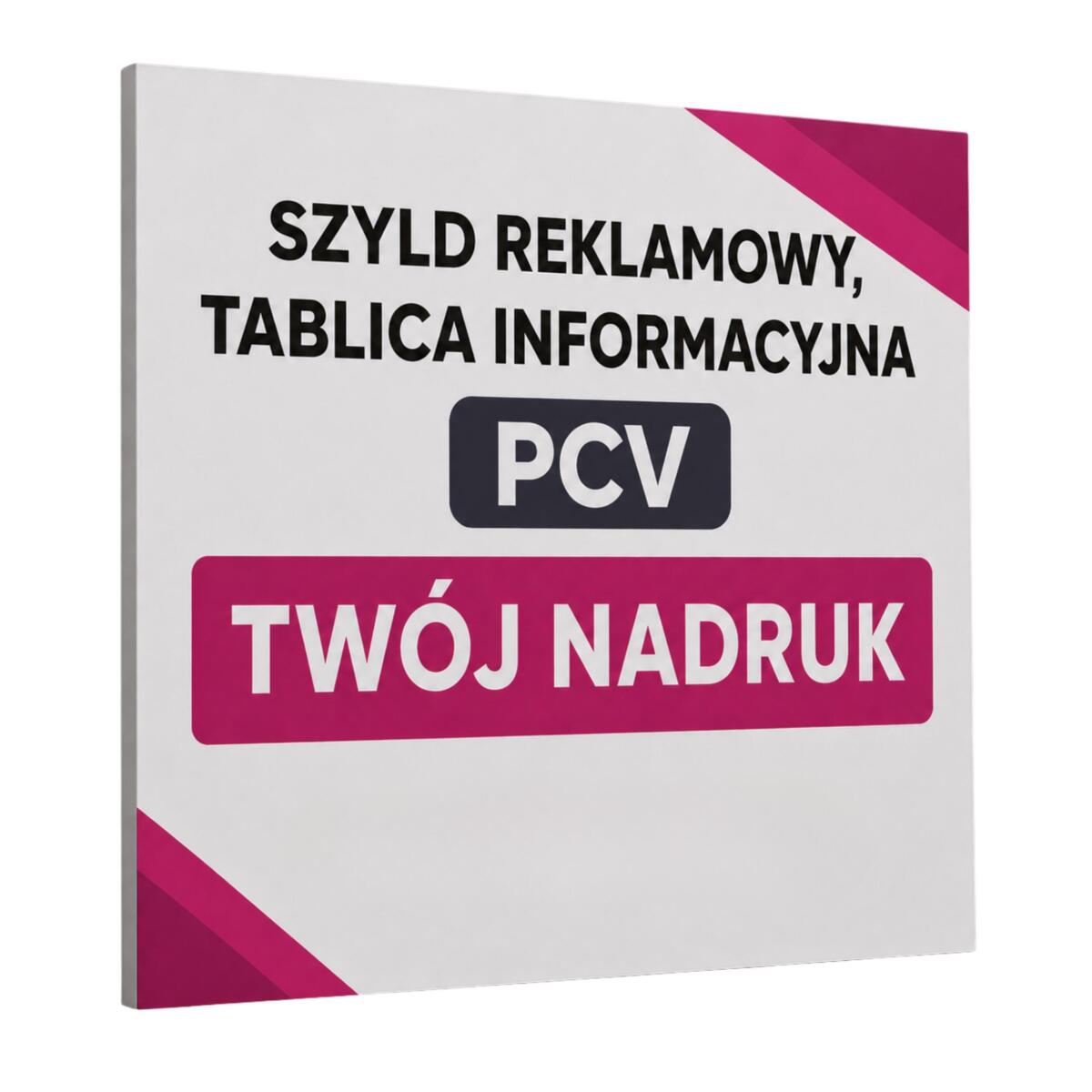 Szyld reklamowy na zamówienie | Tablica informacyjna z własnym nadrukiem