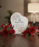 Prezent na rocznicę ślubu- Personalizowana Statuetka z życzeniami 82382 - miniaturka 2