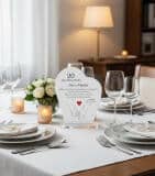 Personalizowany Prezent na rocznicę ślubu- Statuetka z dedykacją na Jubileusz małżeństwa 82383 - miniaturka 2