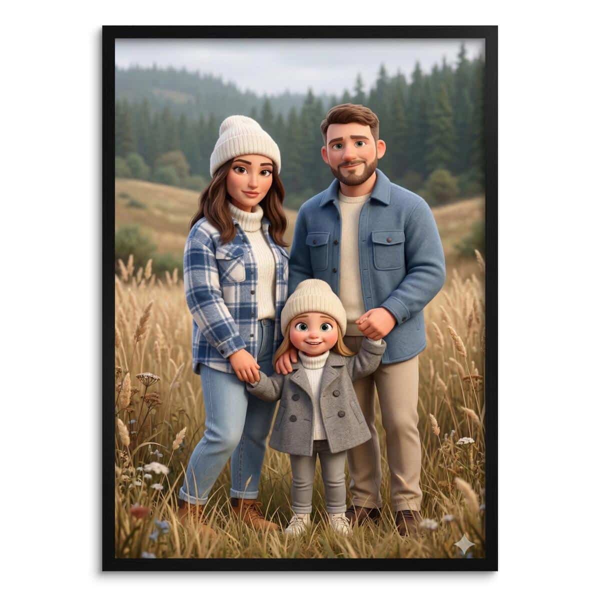 Plakat z własnego zdjęcia- Portret w stylu bajki, animacji 82457 - zdjęcie 4