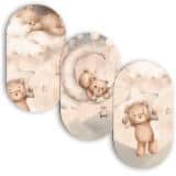 Bajkowe Obrazy do pokoju dziecięcego- Beżowe Misie 42216 - miniaturka 1