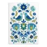 Obraz na ścianę Folklor, Plakat Ludowy- Sielski klimat, ptaki i kwiaty 82430 - miniaturka 7