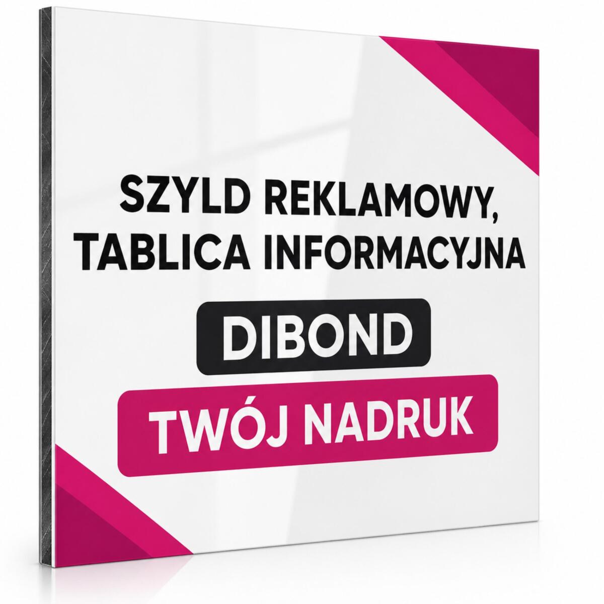 Szyld reklamowy z logo | DIBOND |  Tablica reklamowa firmowa | Trwała reklama zewnętrzna