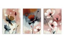 Pastelowe Plakaty Kwiaty Akwarela | Dekoracja ścienna do sypialni 42247 - miniaturka 8