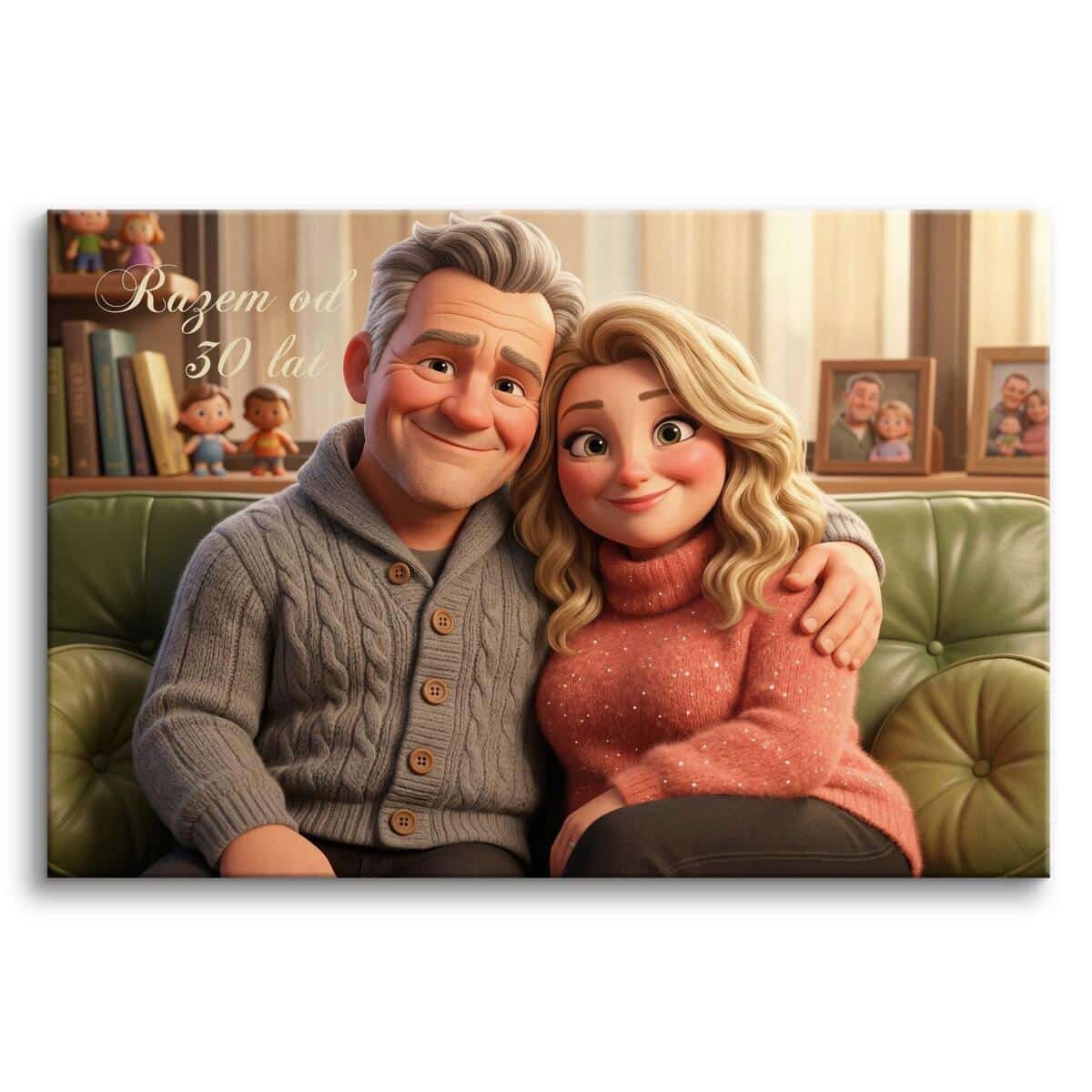 Obraz z Własnego Zdjęcia na 30 Rocznicę Ślubu | Prezent na Perłowe Gody 82459-30 - zdjęcie 3
