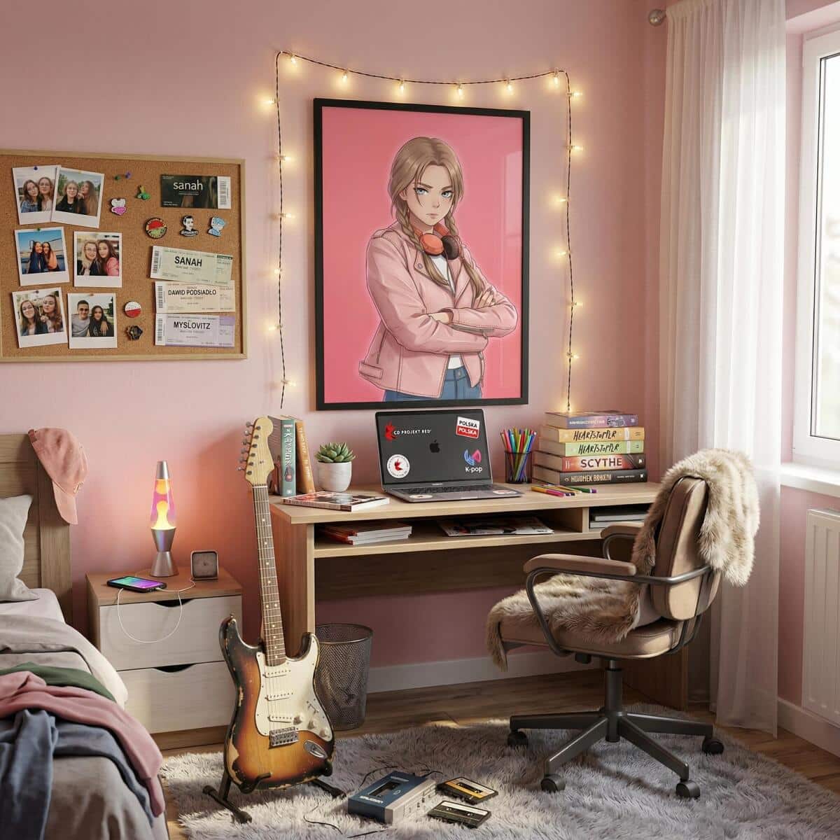 Plakat z Twojego Zdjęcia - Styl Anime | Portret Manga na Ścianę 82465 - zdjęcie 4