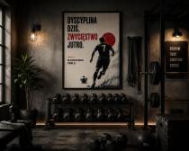 Motywacyjny Plakat z piłkarzem i cytatem | Sportowa dekoracja ścienna- Piłka Nożna, futbol 76008 - miniaturka 2