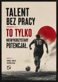 Motywacyjny Plakat z piłkarzem i cytatem | Sportowa dekoracja ścienna- Piłka Nożna, futbol 76008 - miniaturka 1