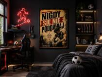 Plakat motywacyjny- Nigdy Się Nie Poddawaj | Dekoracja w stylu retro 76004 - miniaturka 8
