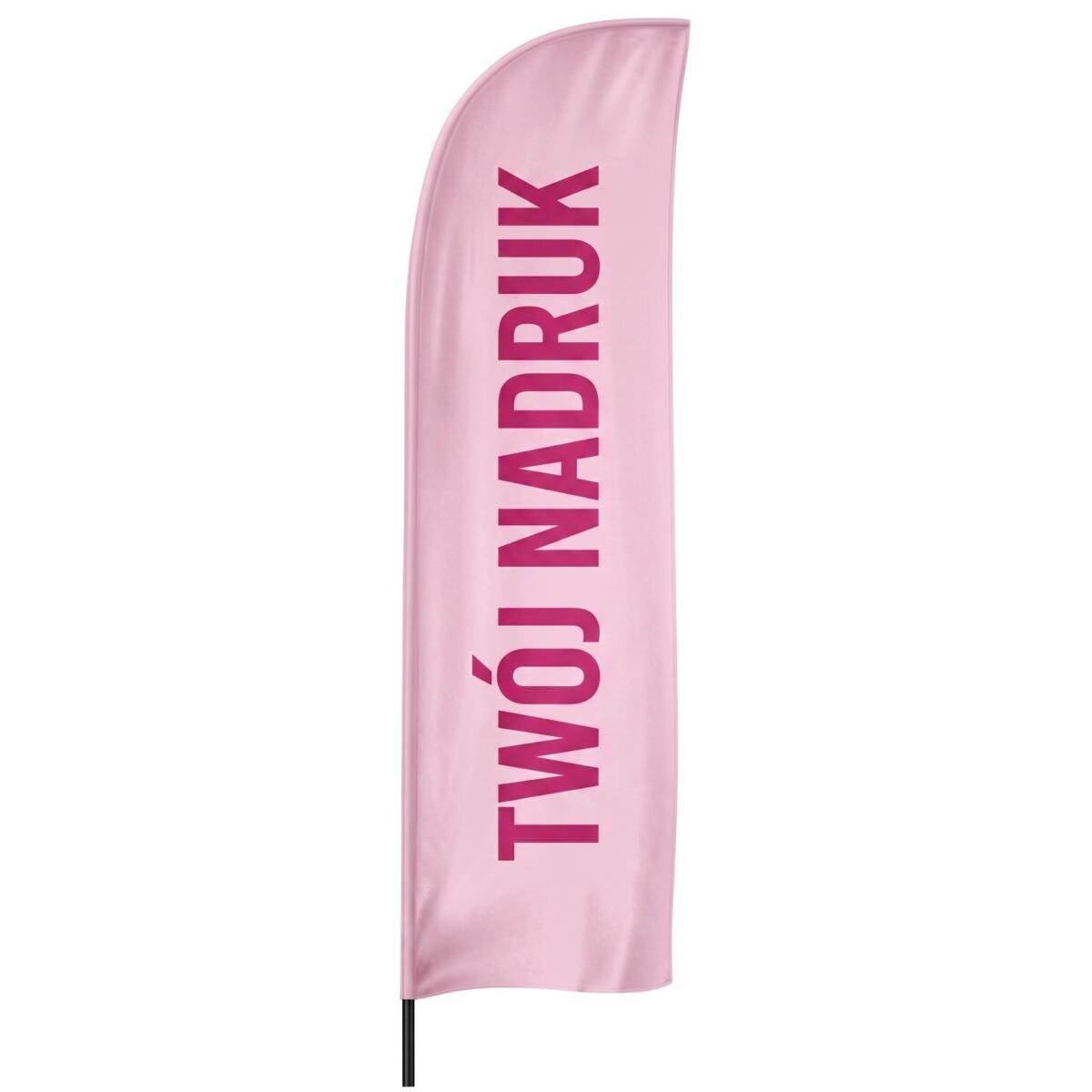 Flaga reklamowa WINDER 290 cm - MASZT Flagowy typu FLYING BANNER z własnym nadrukiem | Projekt GRATIS