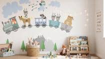 Naklejka ścienna dla dzieci -  misiu, indianie, góry 7049 - miniaturka 5