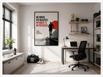 Industrialny plakat z napisem motywacyjnym – dekoracja dla sportowca | Obraz z cytatem 76009 - miniaturka 5