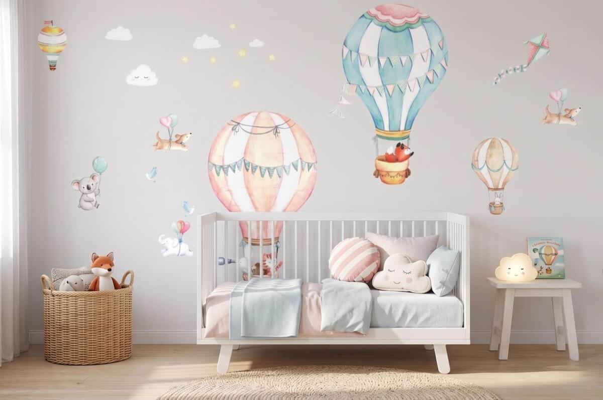 Naklejka ścienna dla dzieci - balony 7000 - zdjęcie 3