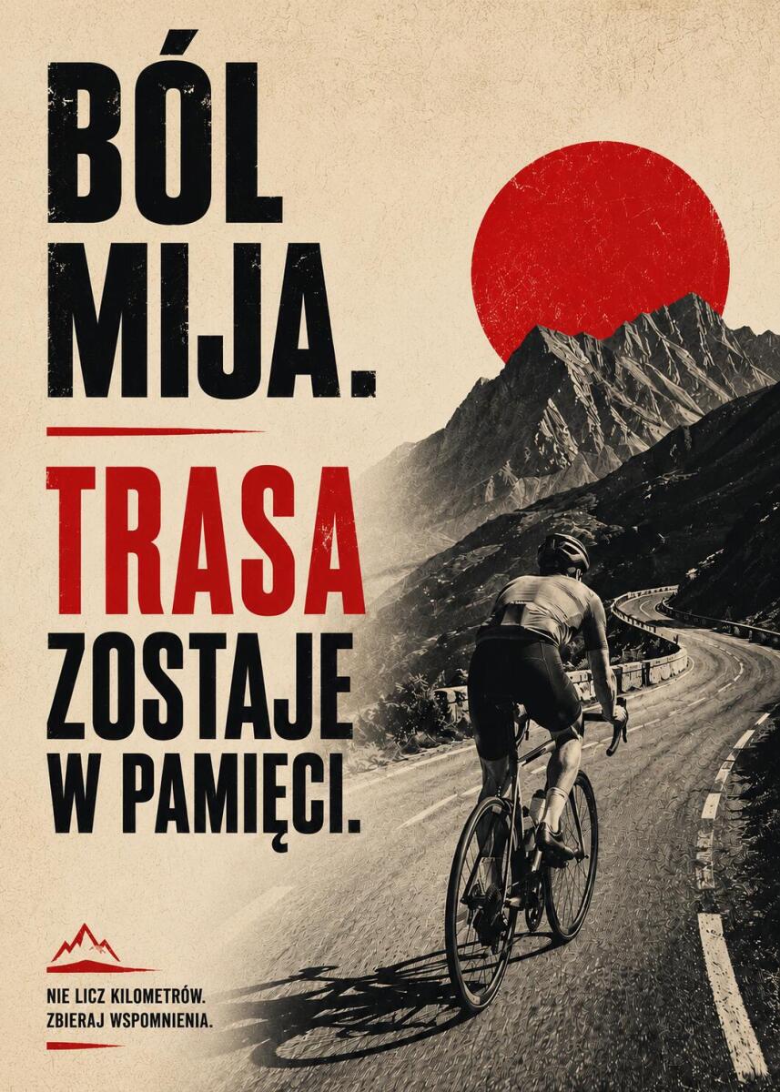Obraz sportowy z motywacyjnym cytatem | Motywacyjny Plakat z kolarzem 76007 - zdjęcie 9