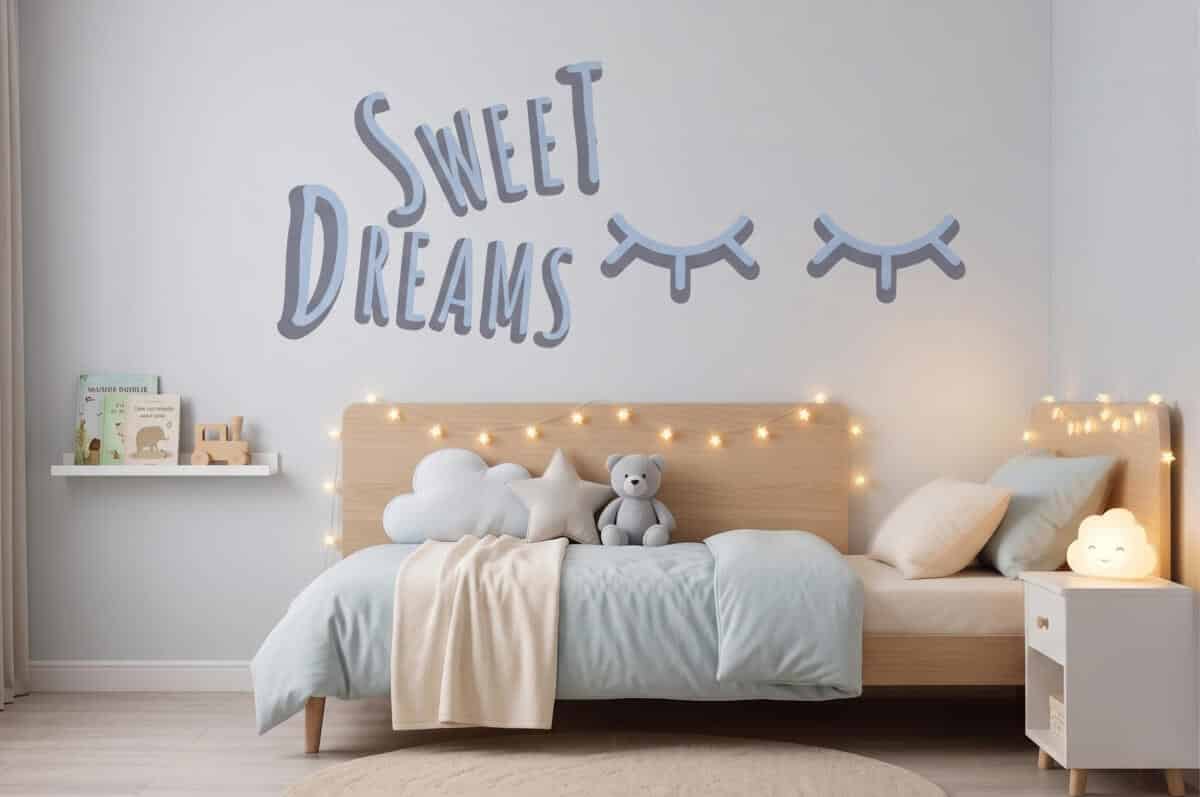 Naklejka ścienna dla dzieci - oczka Sweet Dreams 7013 - zdjęcie 4