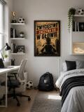 Plakat motywacyjny w stylu Retro | Obraz sportowy- Bokser | Zwycięstwo zaczyna się w głowie 76002 - miniaturka 7