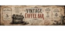 Dekoracyjny Panel ścienny do kuchni w stylu retro- Vintage Coffee Bar 76016 - miniaturka 3
