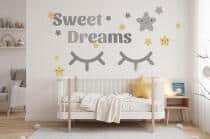 Naklejka ścienna dla dzieci - gwiazdki, oczy Sweet Dreams 7011 - miniaturka 4