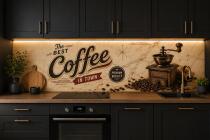 Panel Kuchenny w stylu Retro- Coffee | Dekoracja do kuchni, kawiarni 76027 - miniaturka 2