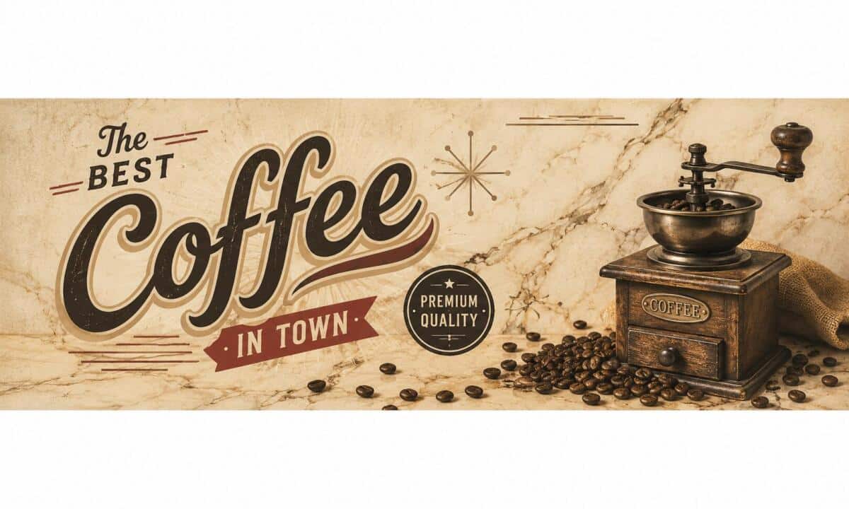 Panel Kuchenny w stylu Retro- Coffee | Dekoracja do kuchni, kawiarni 76027 - zdjęcie 3