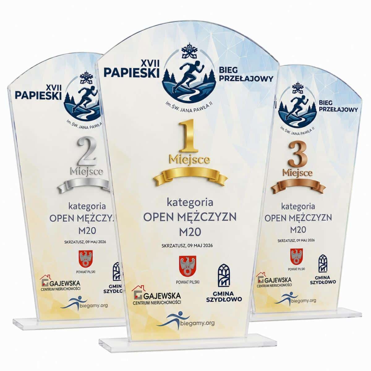 Statuetki 1 2 3 miejsce – zestaw 3 nagród | Puchary, Trofea na Zawody sportowe, Konkursy, Eventy - zdjęcie 4