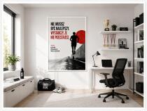 Industrialny plakat z napisem motywacyjnym – dekoracja dla sportowca | Obraz z cytatem 76009 - miniaturka 4