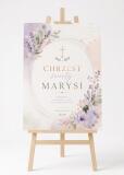 Tablica powitalna na chrzest święty | Pastelowy plakat na chrzciny boho 31047 - miniaturka 3