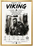 Plakat do Łazienki – Bądź Jak Viking i Podbijaj Dzień | Plakat Motywacyjny dla mężczyzny 76072 - miniaturka 4