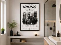 Plakat do Łazienki – Bądź Jak Viking i Podbijaj Dzień | Plakat Motywacyjny dla mężczyzny 76072 - miniaturka 2