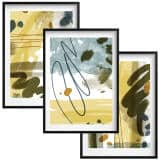 Plakaty Artystyczne w Stylu Modern Organic | Abstrakcyjne Obrazy do salonu 42263 - miniaturka 1