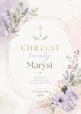 Tablica powitalna na chrzest święty | Pastelowy plakat na chrzciny boho 31047 - miniaturka 5