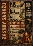 Śmieszny Plakat dla mężczyzny– Zasady Garażu, Regulamin warsztatu 76092 - miniaturka 5